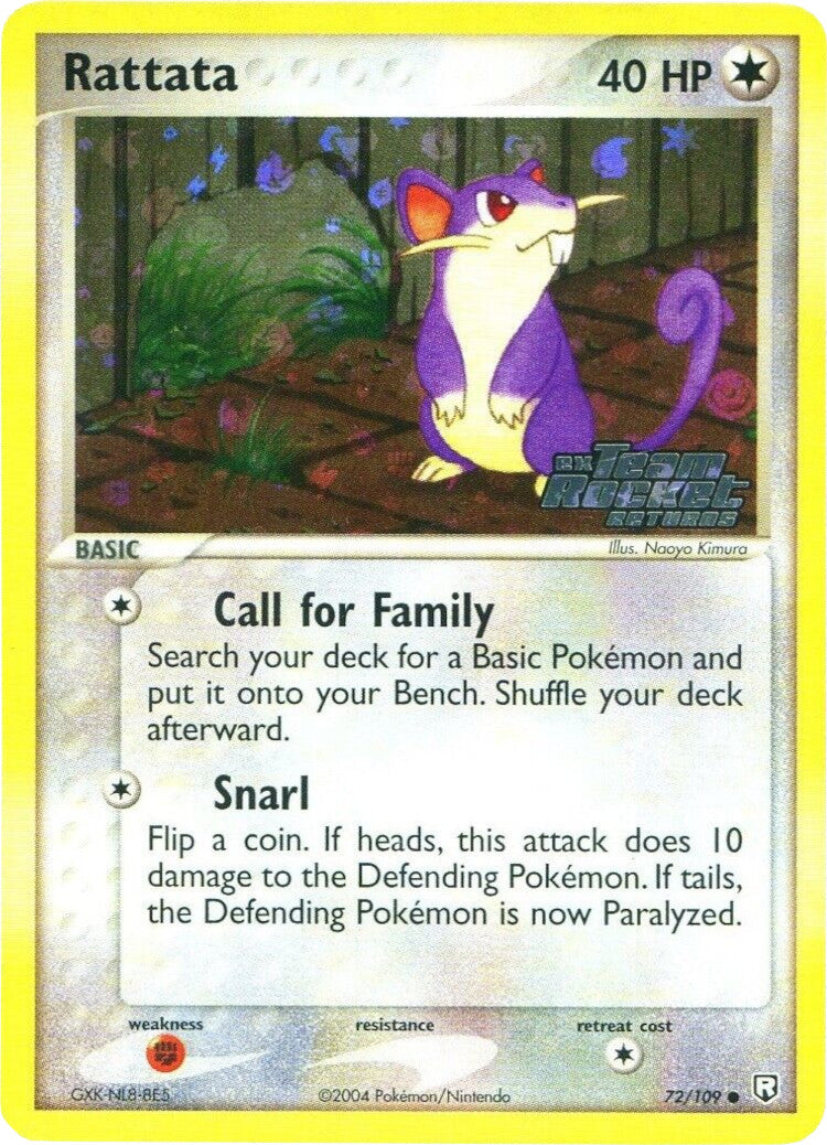 Rattata (72/109) (Stamped) [EX: Team Rocket Returns] | Devastation Store