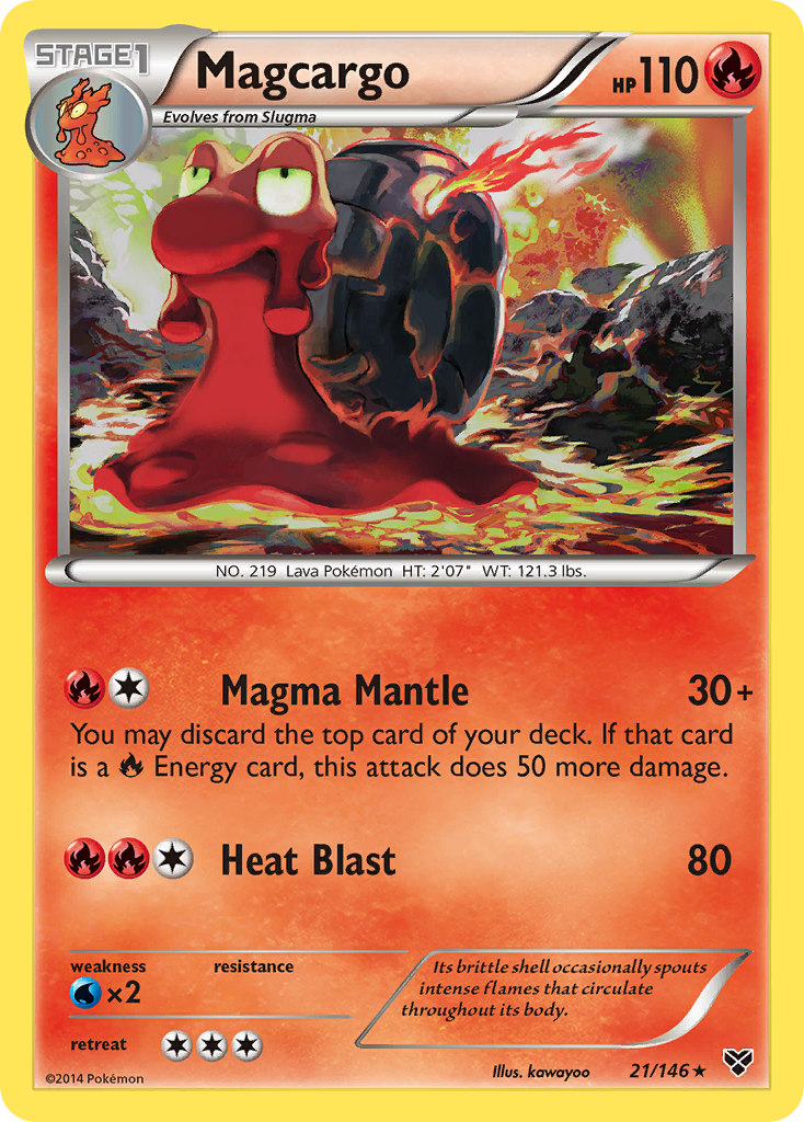 Magcargo (21/146) [XY: Base Set] | Devastation Store