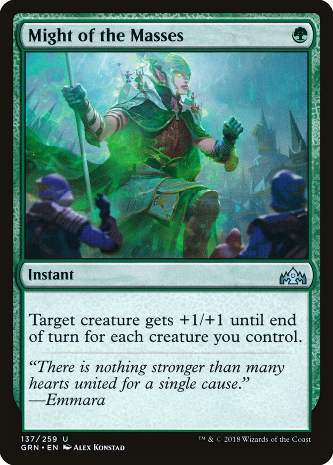 Might of the Masses [Guilds of Ravnica] | Devastation Store