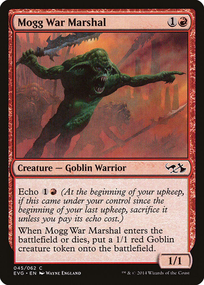 Mogg War Marshal (Elves vs. Goblins) [Duel Decks Anthology] - Devastation Store | Devastation Store