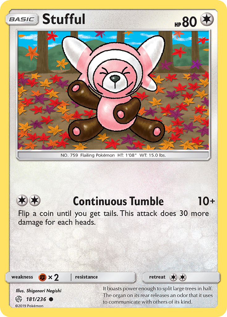 Stufful (181/236) [Sun & Moon: Cosmic Eclipse] | Devastation Store