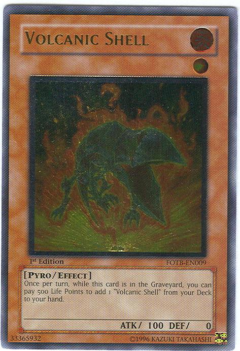 Volcanic Shell [FOTB-EN009] Ultimate Rare | Devastation Store