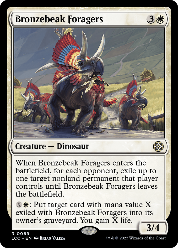 Bronzebeak Foragers [The Lost Caverns of Ixalan Commander] | Devastation Store