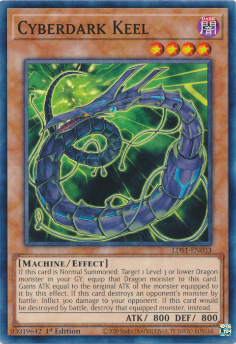 Cyberdark Keel [LDS1-EN033] Common | Devastation Store