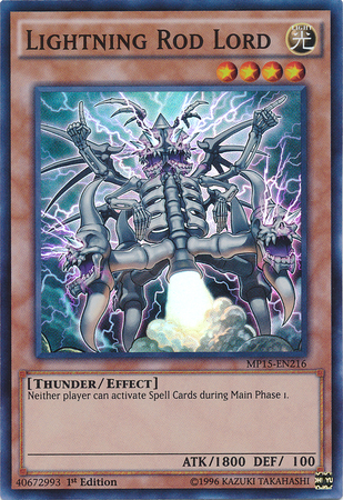 Lightning Rod Lord [MP15-EN216] Super Rare | Devastation Store