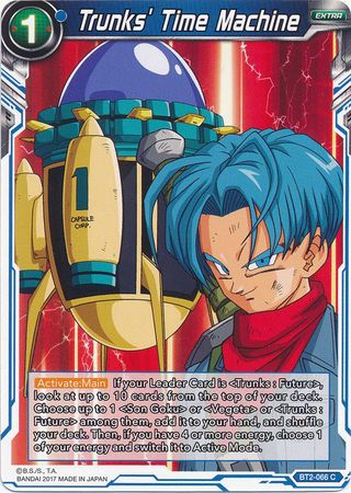 Trunks' Time Machine [BT2-066] | Devastation Store