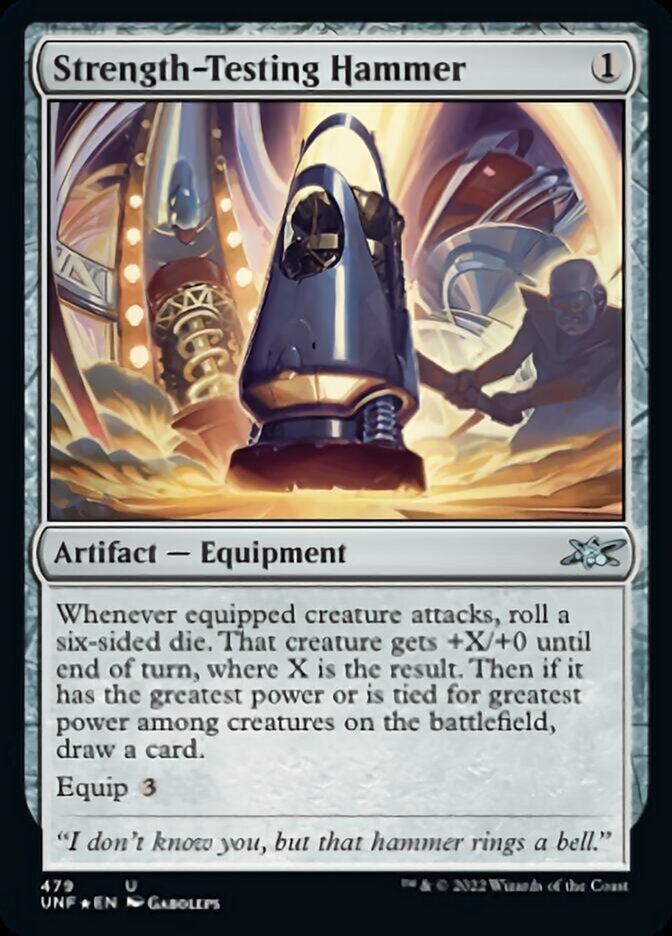 Strength-Testing Hammer (Galaxy Foil) [Unfinity] | Devastation Store