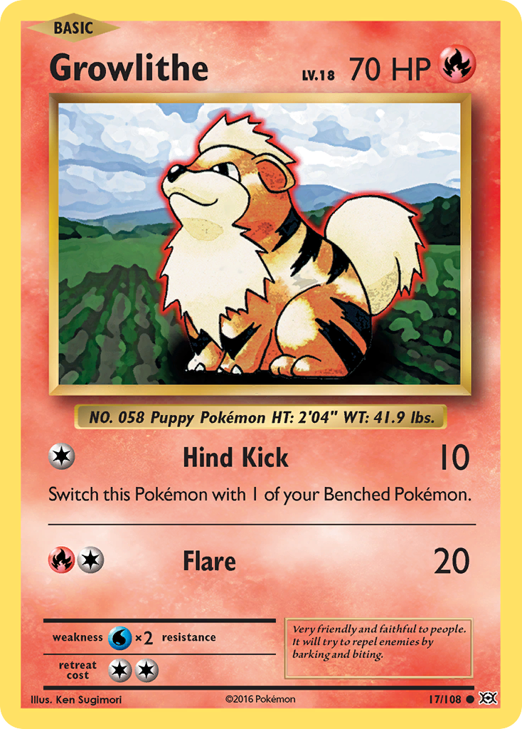 Growlithe (17/108) [XY: Evolutions] | Devastation Store