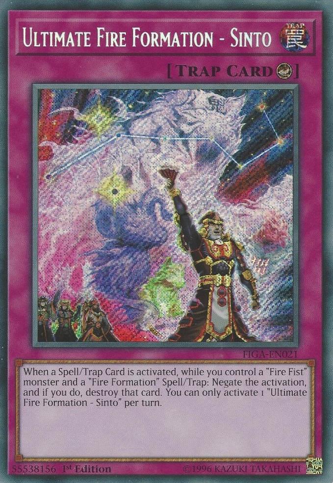 Ultimate Fire Formation - Sinto [FIGA-EN021] Secret Rare | Devastation Store