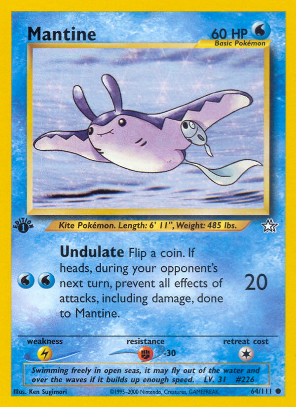 Mantine (64/111) [Neo Genesis 1st Edition] | Devastation Store