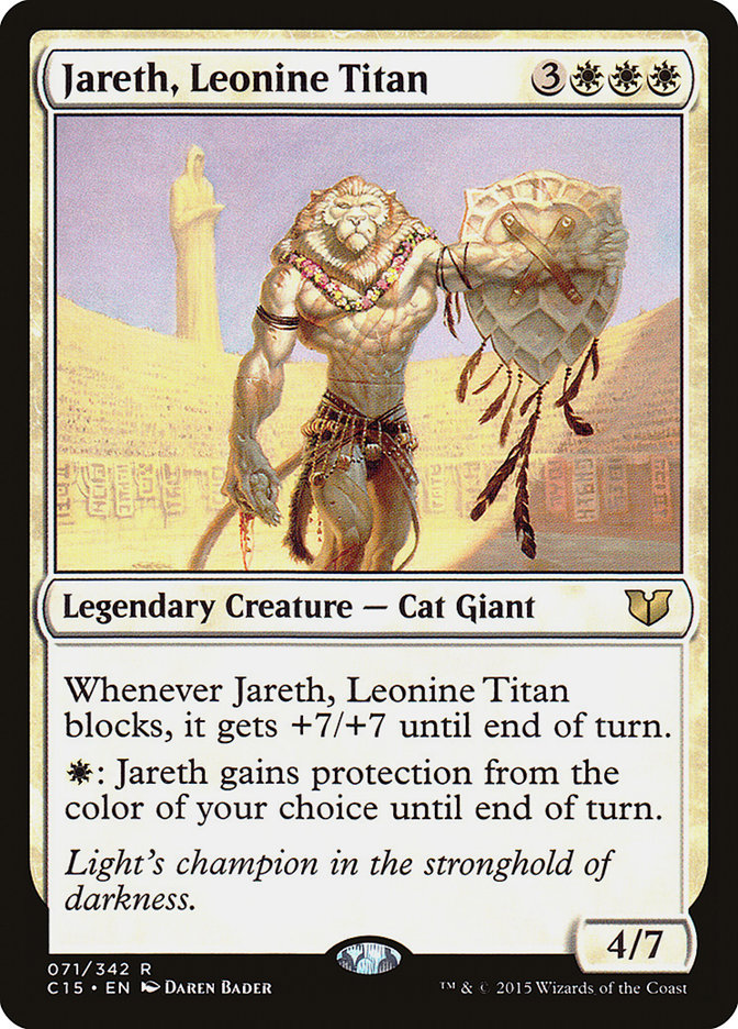 Jareth, Leonine Titan [Commander 2015] | Devastation Store