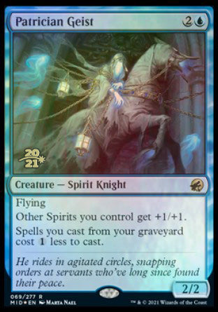 Patrician Geist [Innistrad: Midnight Hunt Prerelease Promos] | Devastation Store