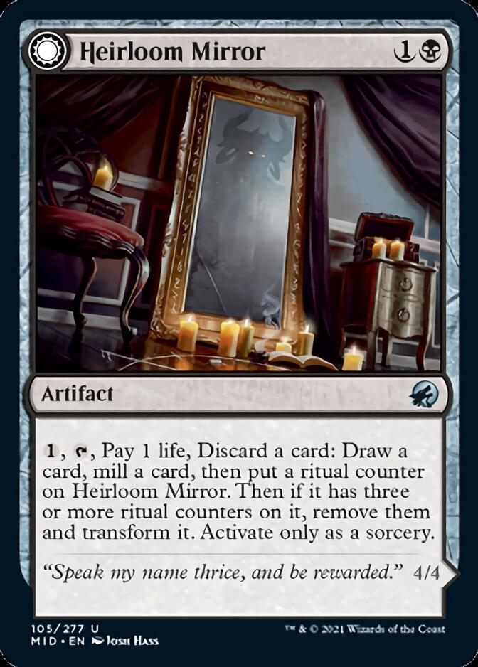 Heirloom Mirror // Inherited Fiend [Innistrad: Midnight Hunt] | Devastation Store