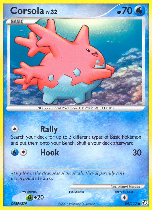 Corsola (84/132) [Diamond & Pearl: Secret Wonders] | Devastation Store