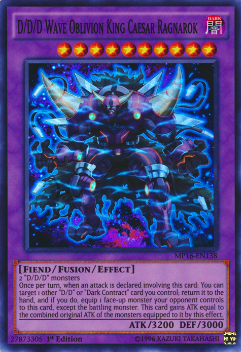 D/D/D Wave Oblivion King Caesar Ragnarok [MP16-EN138] Super Rare | Devastation Store