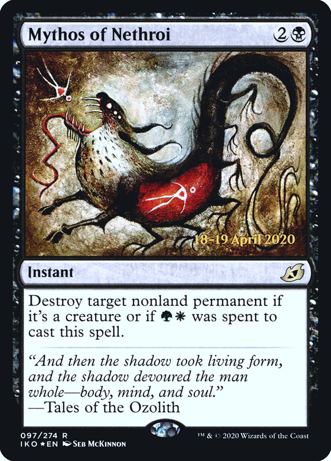 Mythos of Nethroi  [Ikoria: Lair of Behemoths Prerelease Promos] | Devastation Store