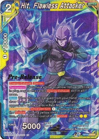 Hit, Flawless Attacker (BT14-146) [Cross Spirits Prerelease Promos] | Devastation Store