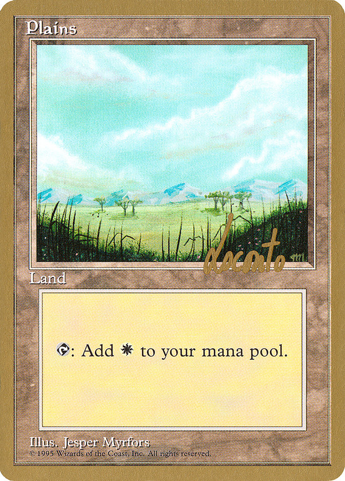 Plains (ml365) (Michael Loconto) [Pro Tour Collector Set] | Devastation Store