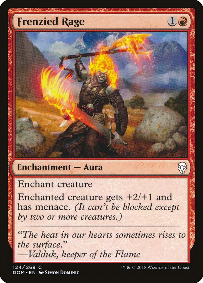 Frenzied Rage [Dominaria] | Devastation Store