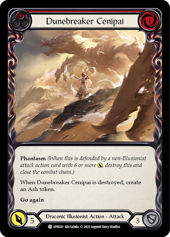 Dunebreaker Cenipai (Red) [UPR021] (Uprising)  Rainbow Foil | Devastation Store