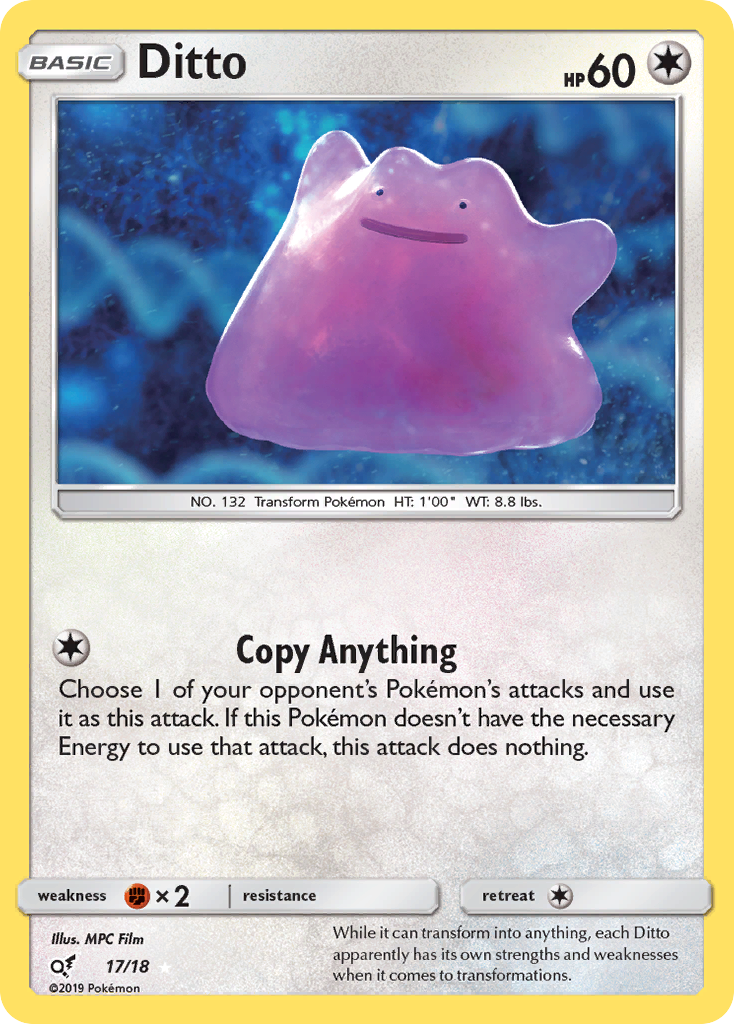 Ditto (17/18) [Sun & Moon: Detective Pikachu] | Devastation Store