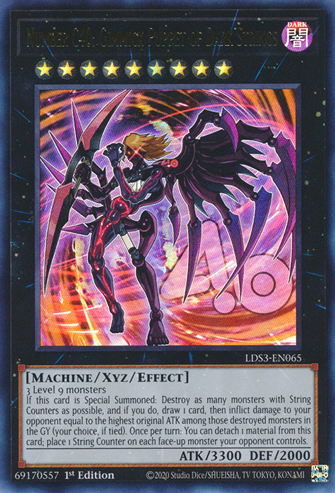 Number C40: Gimmick Puppet of Dark Strings [LDS3-EN065] Ultra Rare | Devastation Store