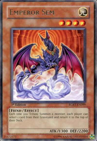 Emperor Sem [RGBT-EN099] Rare | Devastation Store