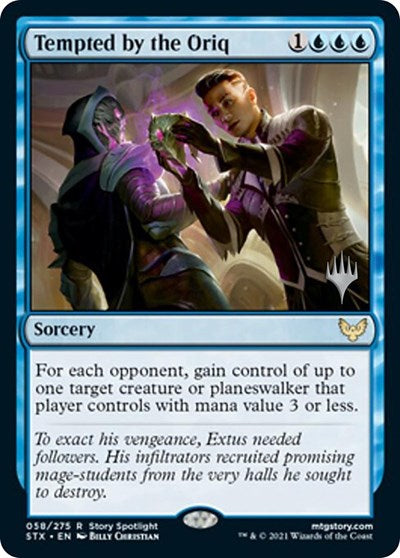 Tempted by the Oriq (Promo Pack) [Strixhaven: School of Mages Promos] | Devastation Store
