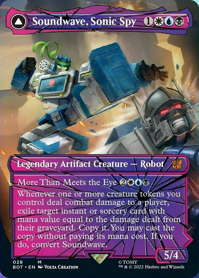 Soundwave, Sonic Spy // Soundwave, Superior Captain (Shattered Glass) [Transformers] | Devastation Store