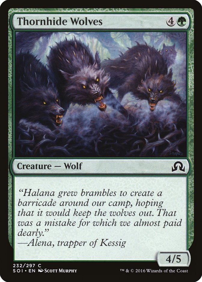 Thornhide Wolves [Shadows over Innistrad] | Devastation Store