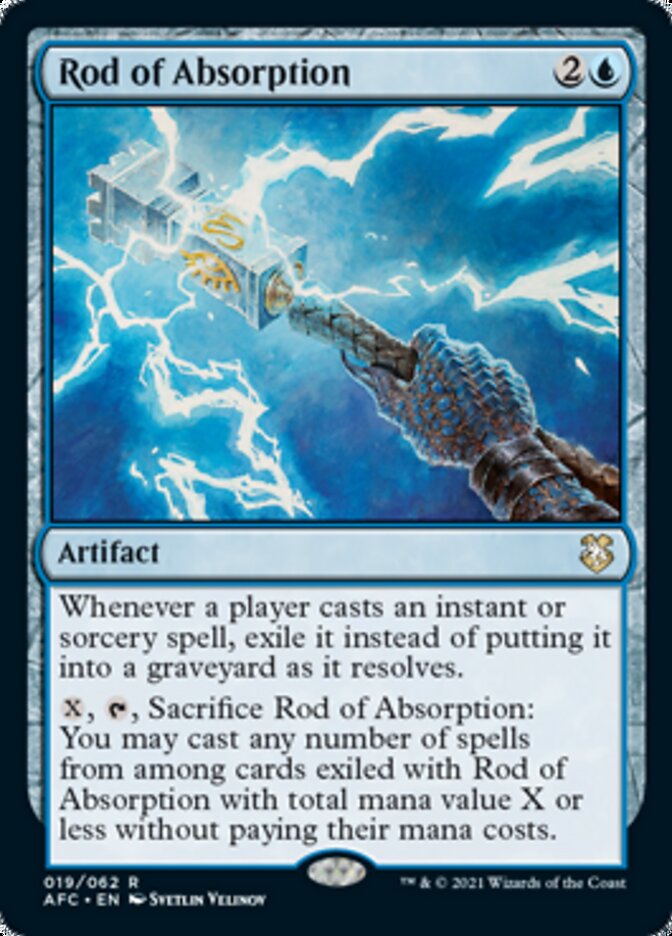 Rod of Absorption [Dungeons & Dragons: Adventures in the Forgotten Realms Commander] | Devastation Store