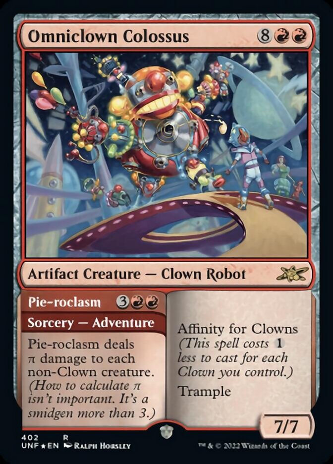 Omniclown Colossus // Pie-roclasm (Galaxy Foil) [Unfinity] | Devastation Store