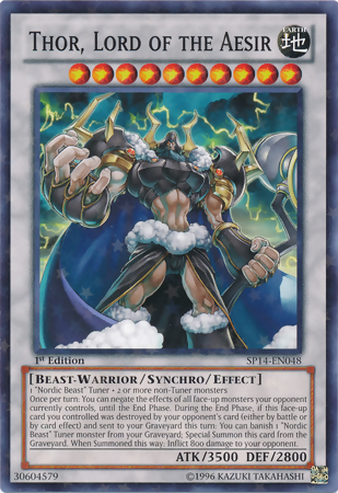 Thor, Lord of the Aesir [SP14-EN048] Starfoil Rare | Devastation Store