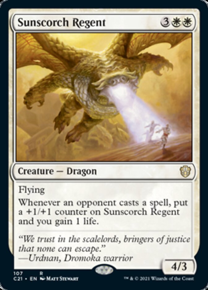 Sunscorch Regent [Commander 2021] | Devastation Store