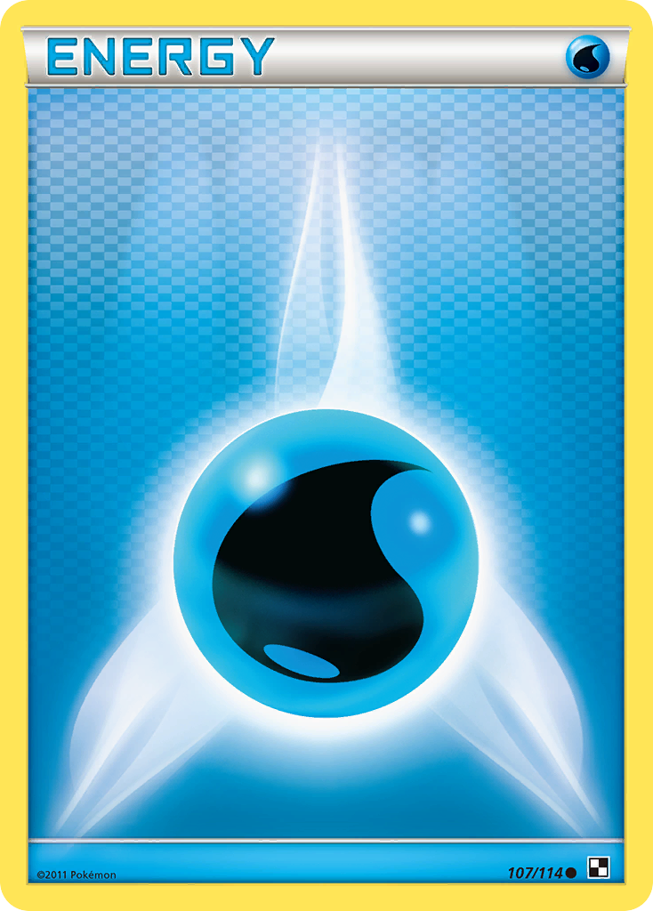 Water Energy (107/114) [Black & White: Base Set] | Devastation Store