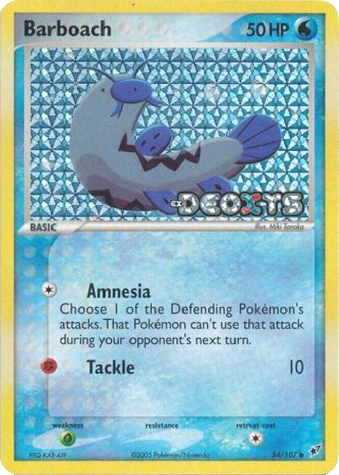 Barboach (54/107) (Stamped) [EX: Deoxys] | Devastation Store