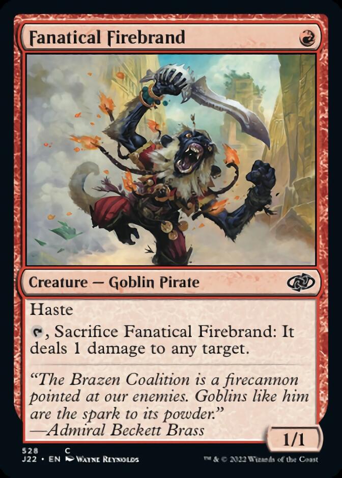 Fanatical Firebrand [Jumpstart 2022] | Devastation Store