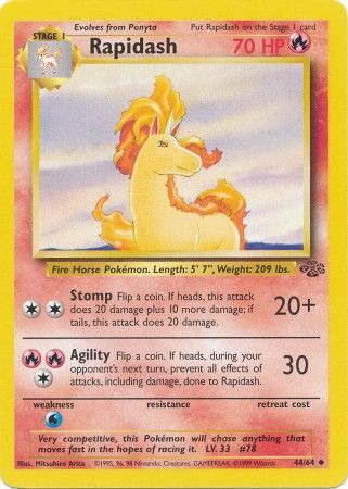 Rapidash (44/64) [Jungle Unlimited] | Devastation Store