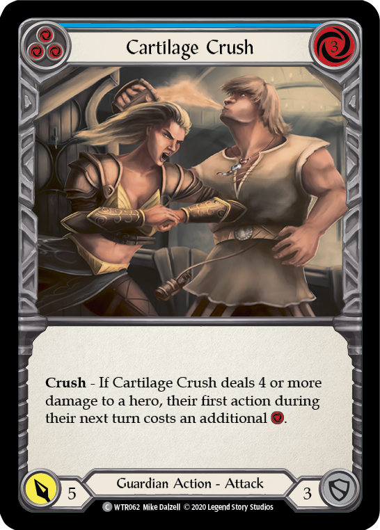 Cartilage Crush (Blue) [WTR062] Unlimited Edition Rainbow Foil - Devastation Store | Devastation Store