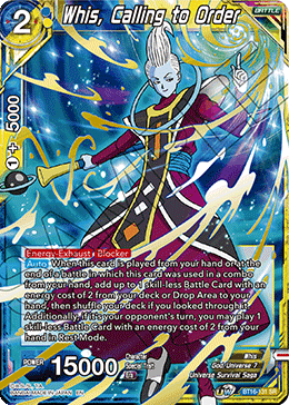 Whis, Calling to Order (BT16-131) [Realm of the Gods] | Devastation Store