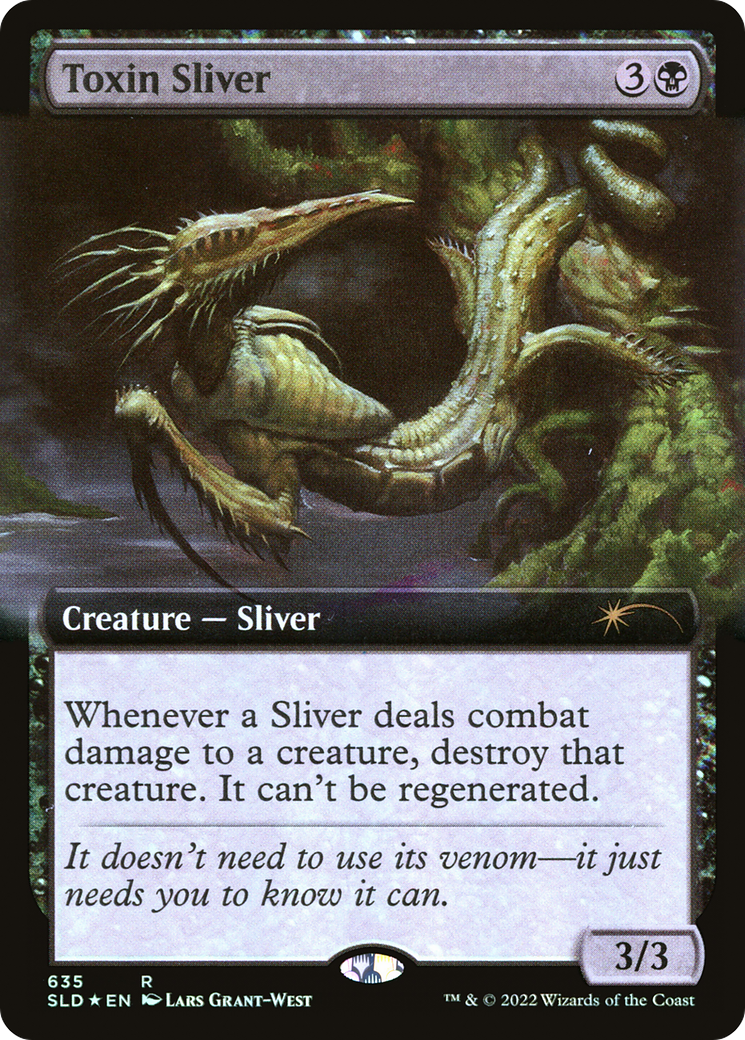 Toxin Sliver (Extended Art) [Secret Lair Drop Promos] | Devastation Store