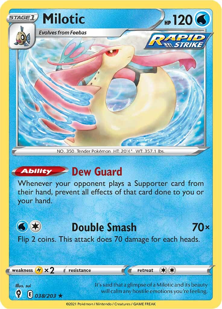 Milotic (038/203) [Sword & Shield: Evolving Skies] | Devastation Store