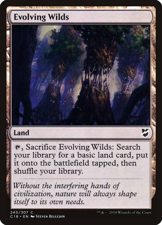 Evolving Wilds [Commander 2018] | Devastation Store