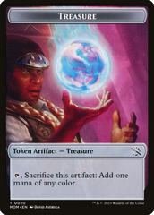 Treasure (20) // Dinosaur Double-Sided Token [March of the Machine Tokens] | Devastation Store
