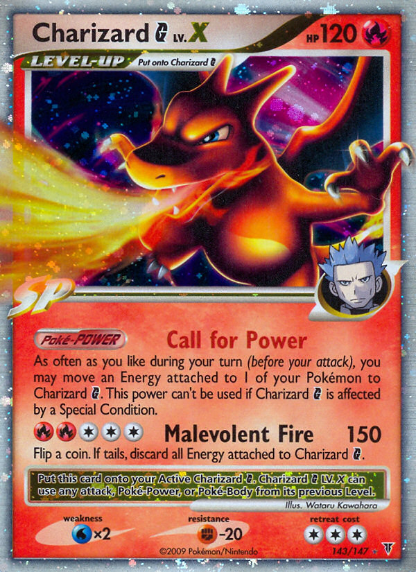 Charizard G LV.X (143/147) [Platinum: Supreme Victors] | Devastation Store