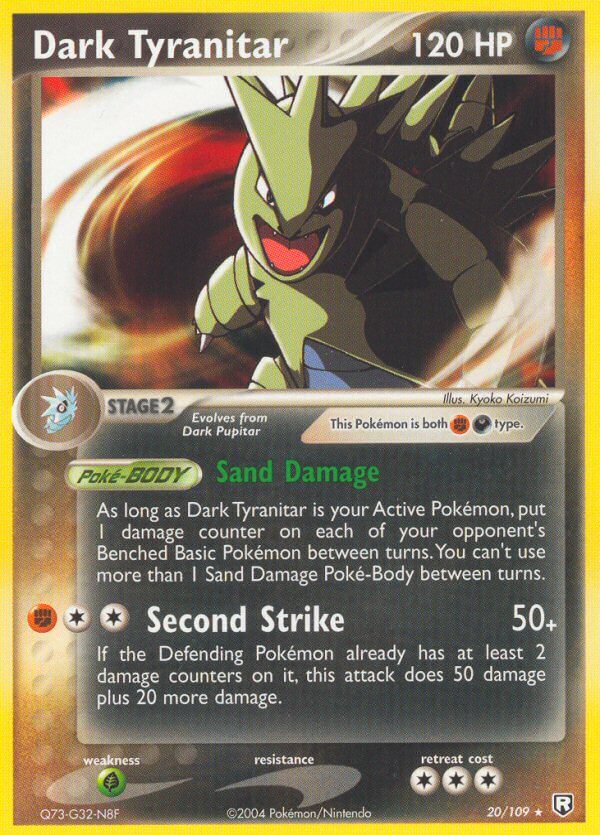 Dark Tyranitar (20/109) (Theme Deck Exclusive) [EX: Team Rocket Returns] | Devastation Store