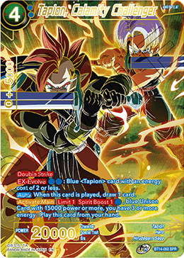 Tapion, Calamity Challenger (SPR) (BT14-050) [Cross Spirits] | Devastation Store