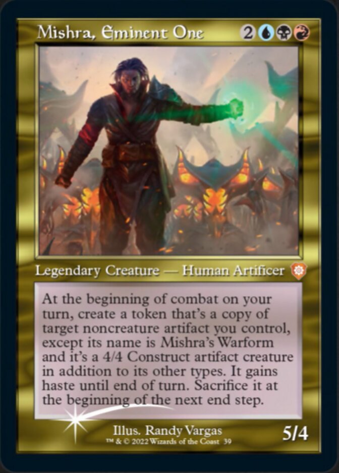 Mishra, Eminent One (039) (Retro) (Display Commander) [The Brothers' War Commander] | Devastation Store