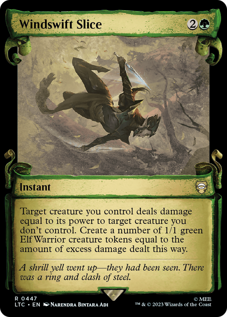 Windswift Slice [The Lord of the Rings: Tales of Middle-Earth Commander Showcase Scrolls] | Devastation Store