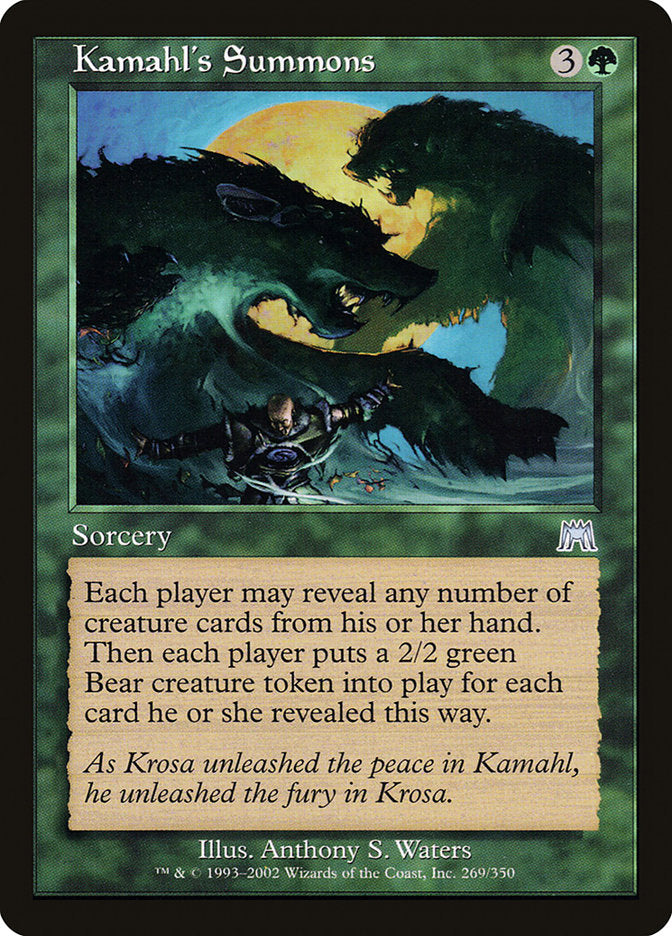 Kamahl's Summons [Onslaught] - Devastation Store | Devastation Store